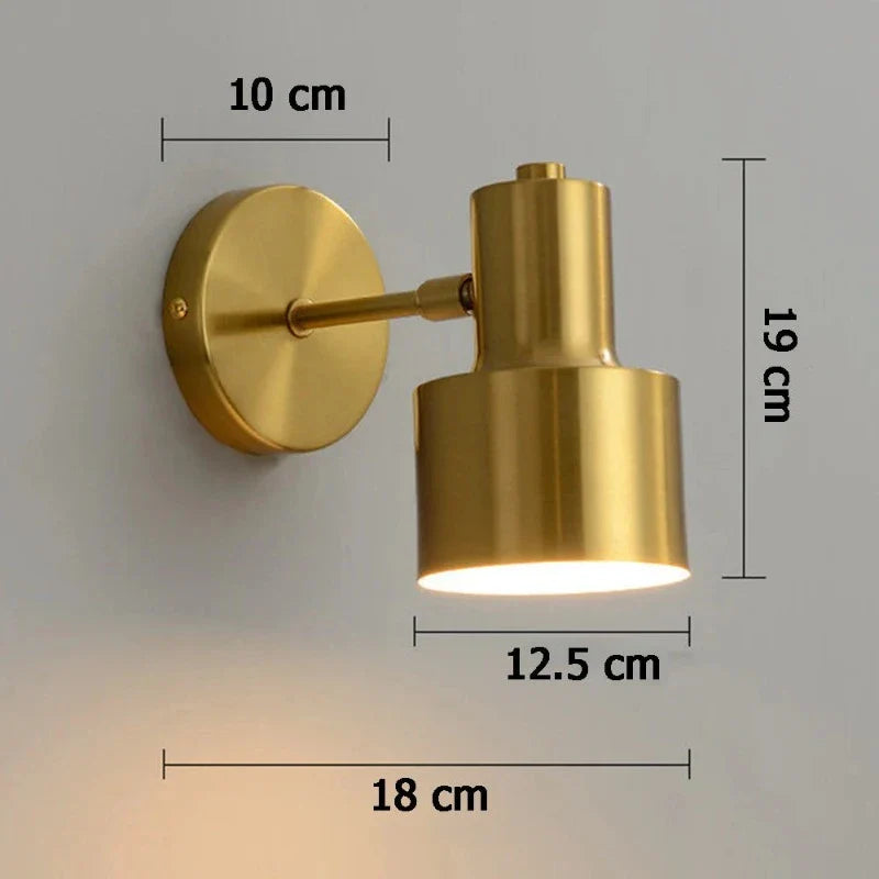 CelestialBrass - Modern Brass Wall Lamp 