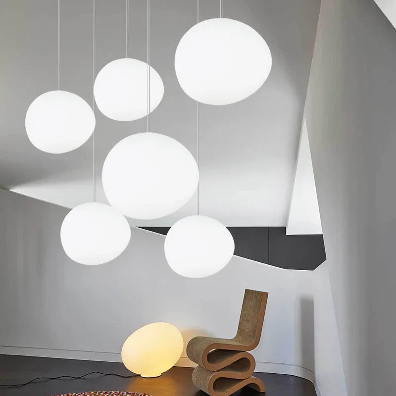 HaloGlow - Round Glass Pendant Lamp