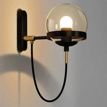 ModaSphere - Moderne Glazen Bol Wandlamp