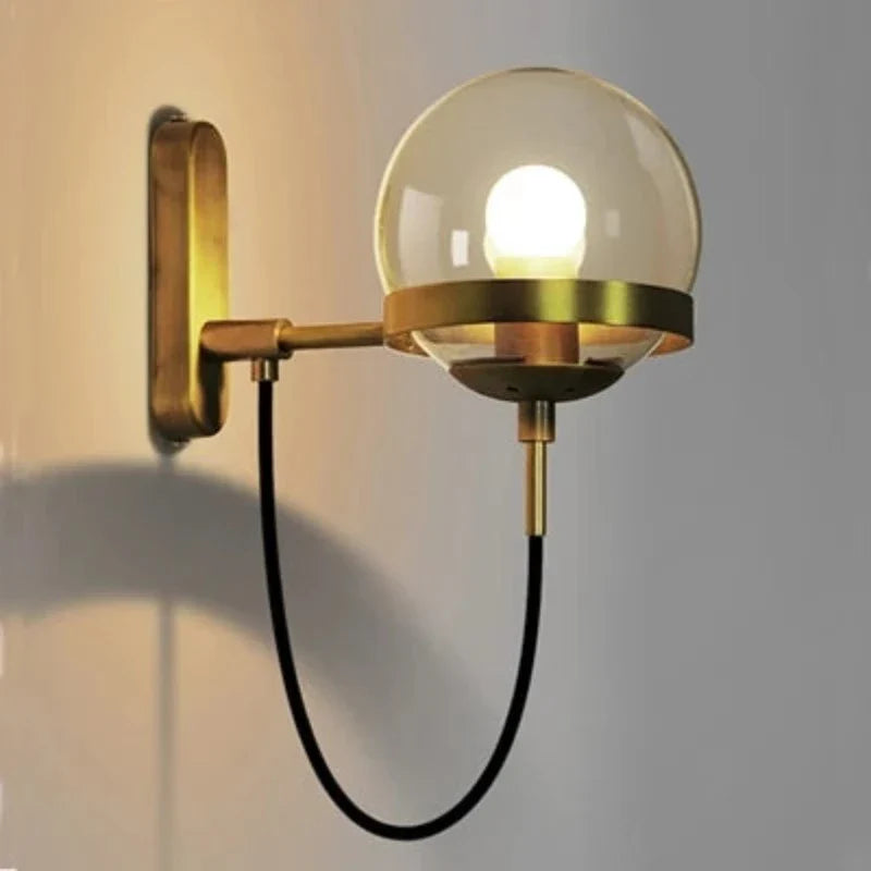 ModaSphere - Moderne Glazen Bol Wandlamp