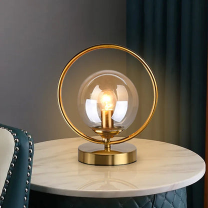 LuminaTreasure - Table Lamp with Glass Ball