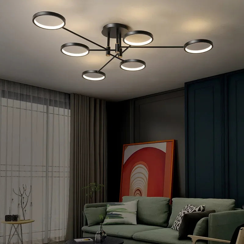 ZenithLuxe - Modern LED Chandelier 