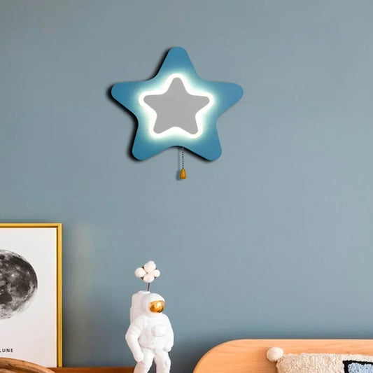 GlanzGleam - LED Wall Lamp for Children's Rooms and Hallways 