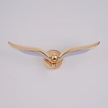 GoldenHorizon - Seagull Shaped Wall Lamp in Gold