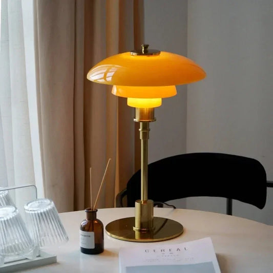 CelestialGlimmer - Scandinavian Simple Glass Table Lamp