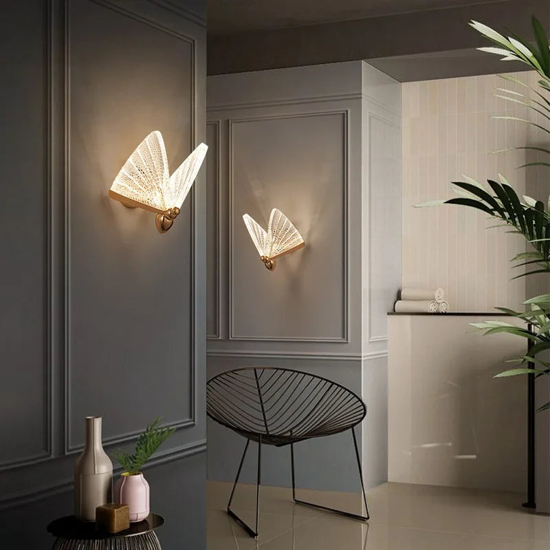 TimberLuxe - Butterfly Wall Lamps