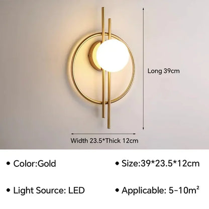 StylishLumina - Moderne LED Wandlamp