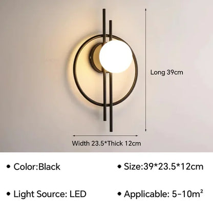 StylishLumina - Moderne LED Wandlamp