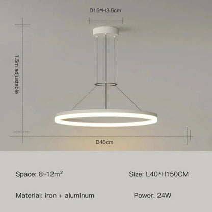 ChicRadiance - Slim Pendant Lamp 