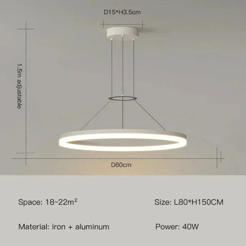 ChicRadiance - Slim Pendant Lamp 