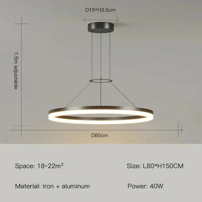 ChicRadiance - Slim Pendant Lamp 