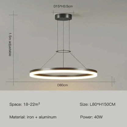 ChicRadiance - Slim Pendant Lamp 