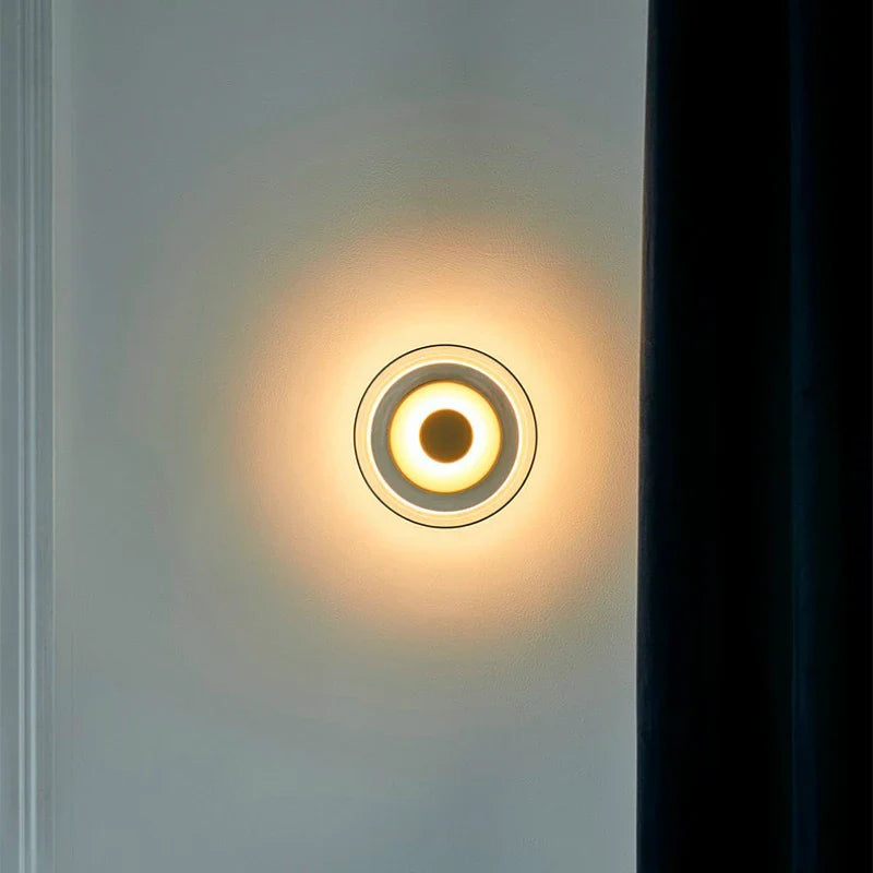 LuminousSphere - Hanging Wall Lamp with Glass Bowl