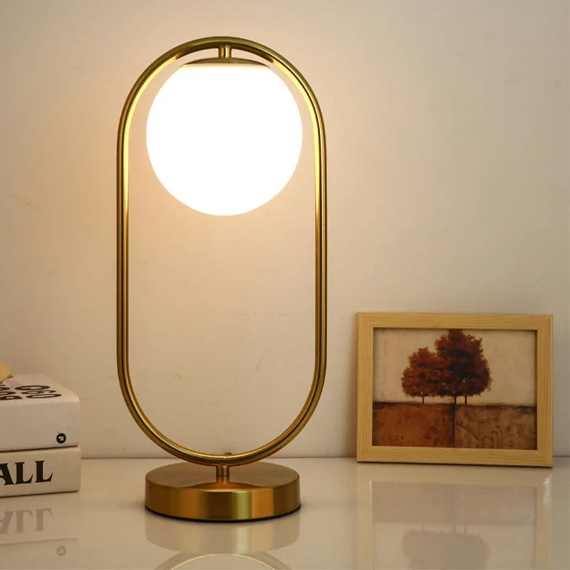 OrbGlow - Table Lamp with Glass Ball