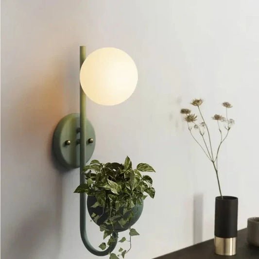 OpulentSphere - Scandinavian Wall Lamp