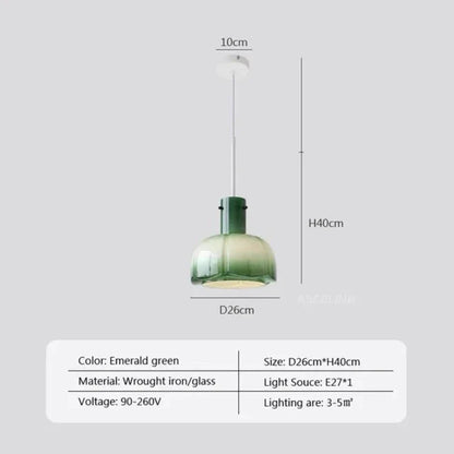 MedievalSimplicity - Glass Pendant Lamp 