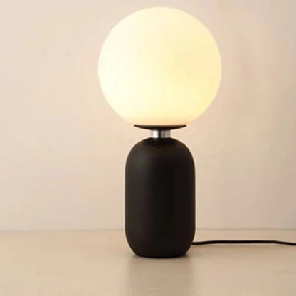 NostalgiaBeam - Scandinavian Glass Ball Table Lamp