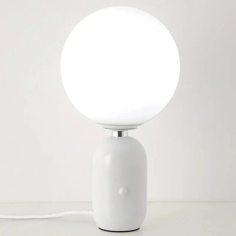 NostalgiaBeam - Scandinavian Glass Ball Table Lamp