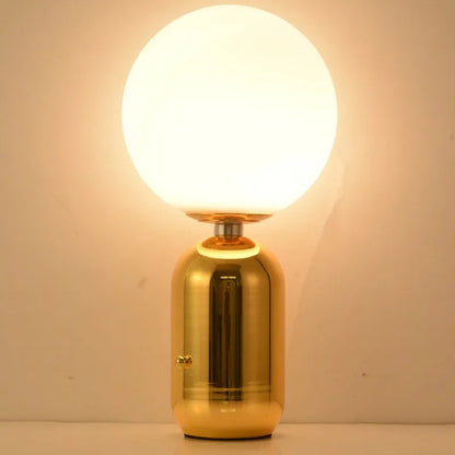 NostalgiaBeam - Scandinavian Glass Ball Table Lamp