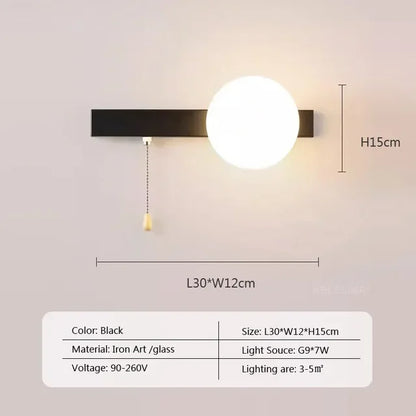 ZenithNook - Scandinavian Wall Lamp 