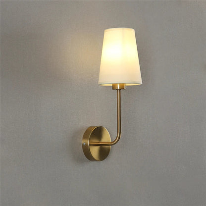 LuminaLuxe - Contemporary Linen Wall Lamp 