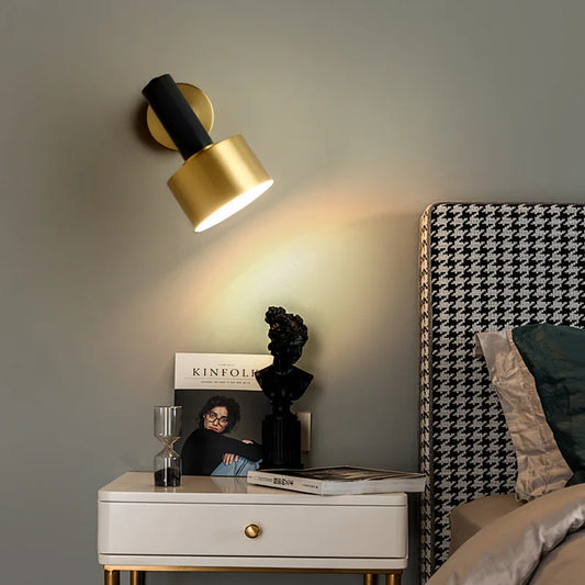 GoldGleam - Golden Wall Lamp 