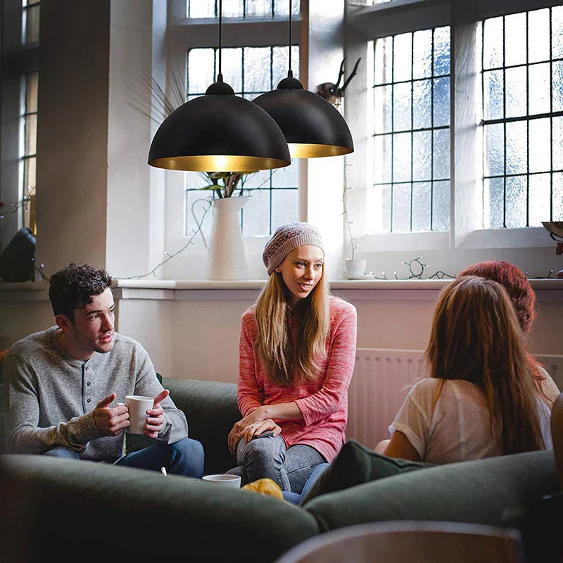 DomeGlow - Hanglamp met Koepelvormige Lampenkap