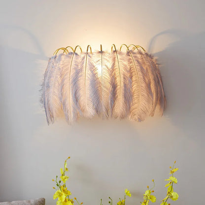 QuillShine - Feather Wall Lamp 