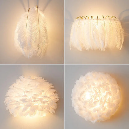 QuillShine - Feather Wall Lamp 