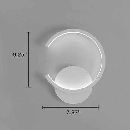 Luminex - Modern LED wall lamp with minimalist circular design 