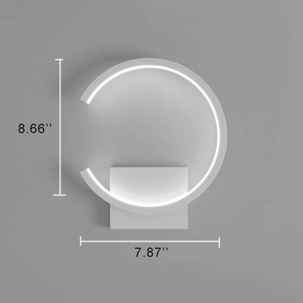 Luminex - Modern LED wall lamp with minimalist circular design 