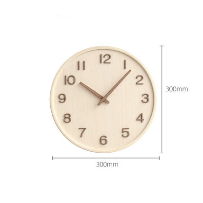 GlowWood - Stylish wooden wall clock for your home