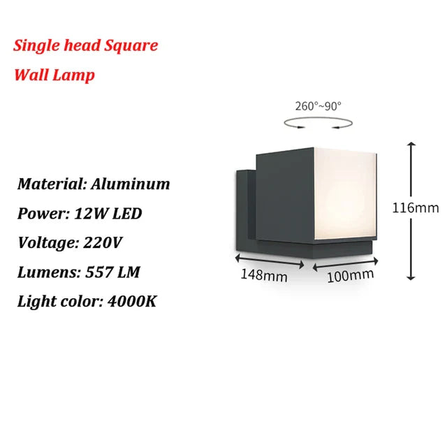 AquaSeal - Waterproof LED Wall Lamp