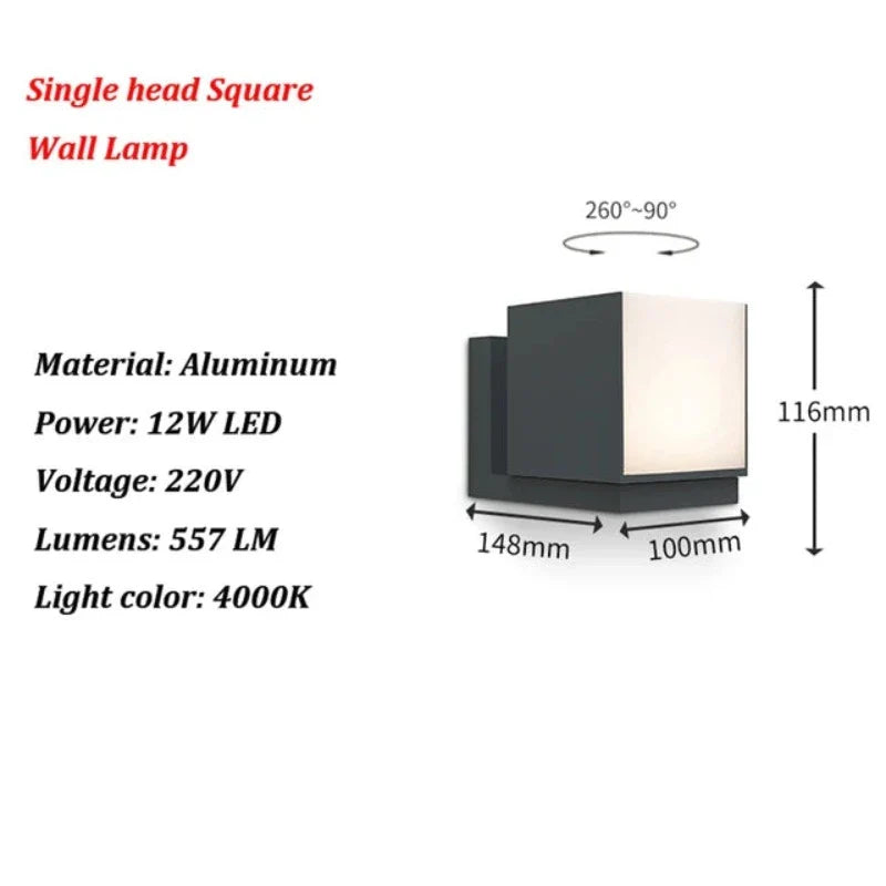 PathGlow - Moderne LED Buitenwandlamp