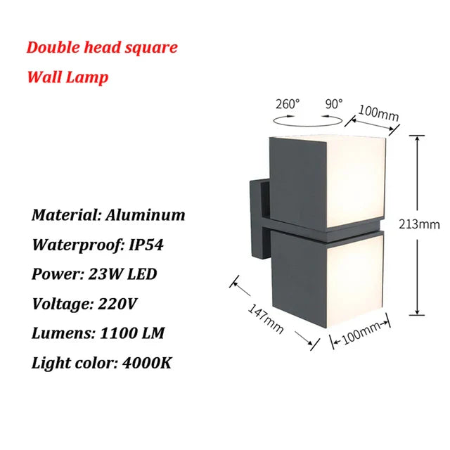 AquaSeal - Waterdichte LED Wandlamp