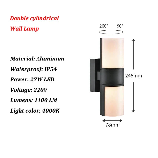 AquaSeal - Waterdichte LED Wandlamp