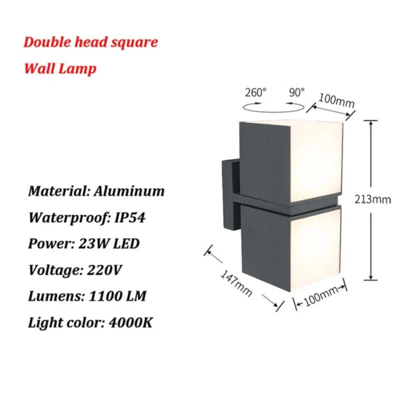 PathGlow - Moderne LED Buitenwandlamp