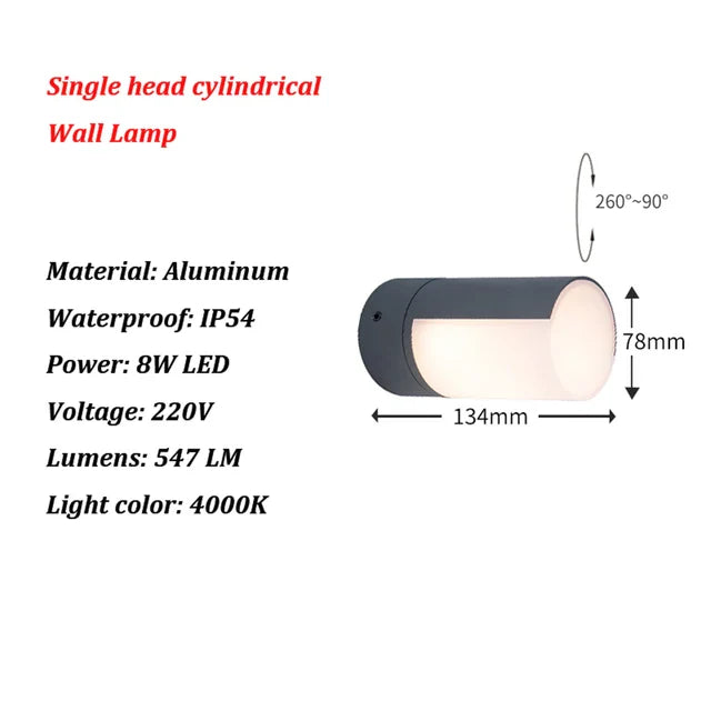 AquaSeal - Waterdichte LED Wandlamp