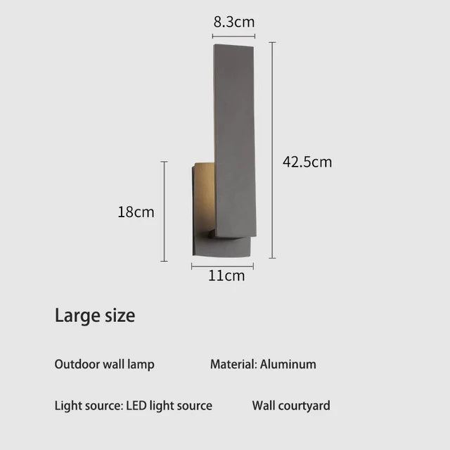 EcoScape - Minimalist Waterproof Wall Lamp