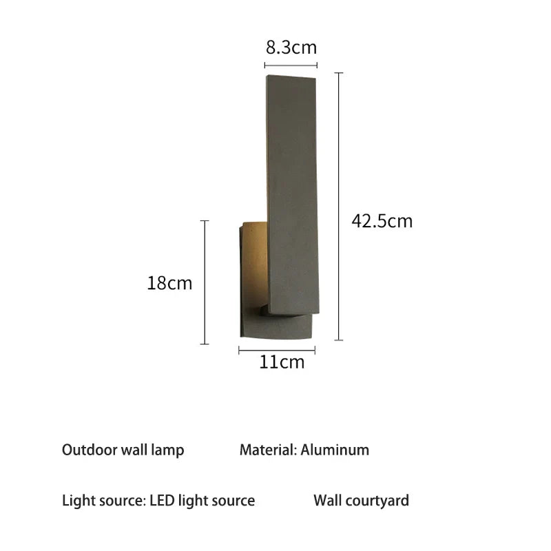 EcoScape - Minimalist Waterproof Wall Lamp