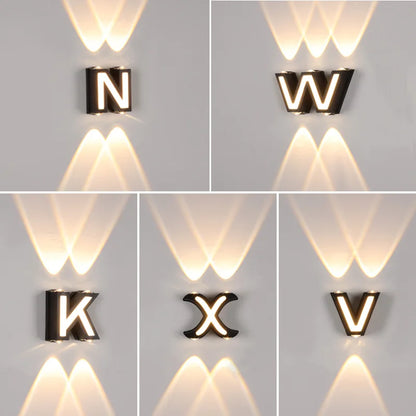 LetterGlow - Buitenletter Wandlamp Decoratie