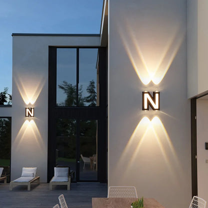 LetterGlow - Outdoor Letter Wall Lamp Decoration