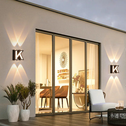 LetterGlow - Outdoor Letter Wall Lamp Decoration