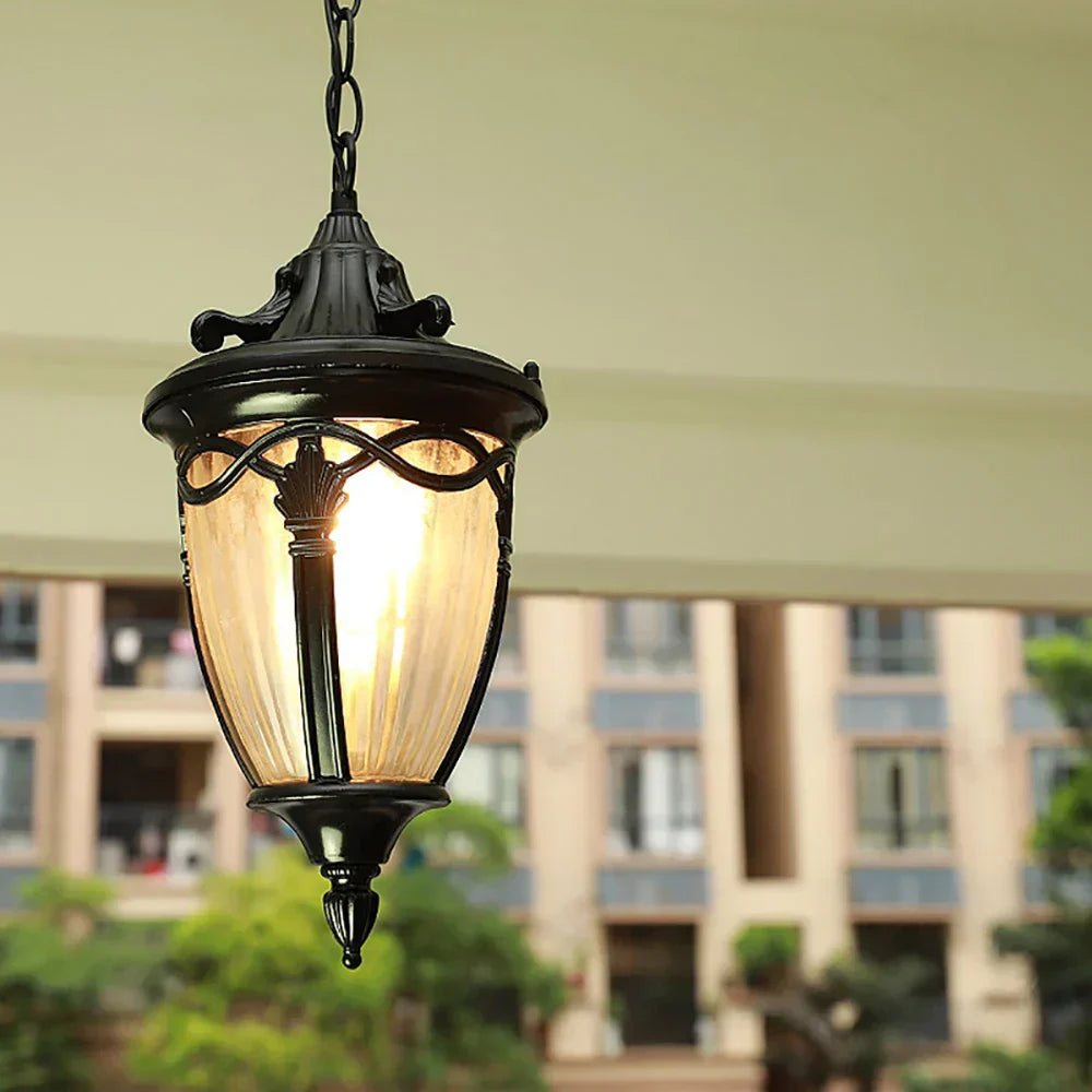 RusticGlow - Vintage Hanging Lantern for Home