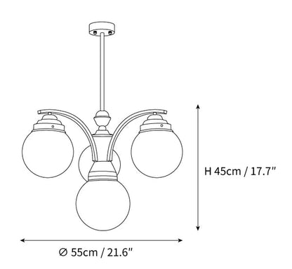 Orbis - Classic Round Chandelier 