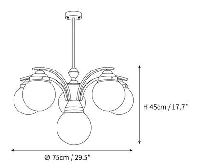 Orbis - Classic Round Chandelier 