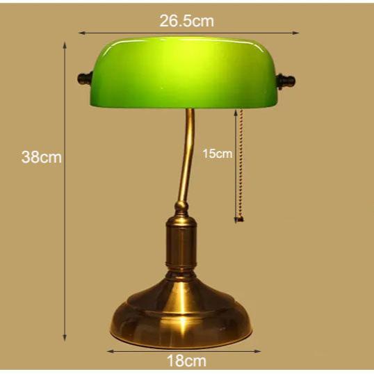 Eureka – Europese Glazen Tafel Lamp