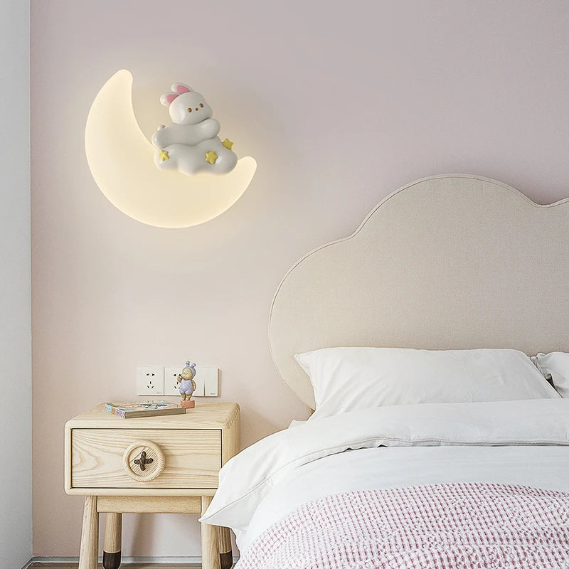 OpulentAura - Wall lamp Moon