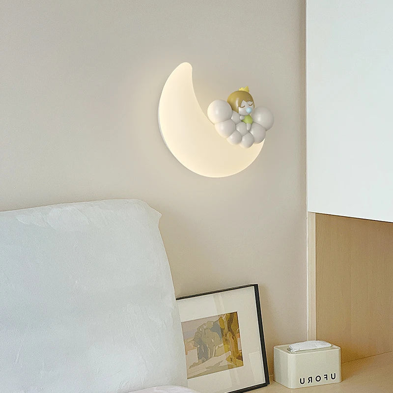 OpulentAura - Wall lamp Moon