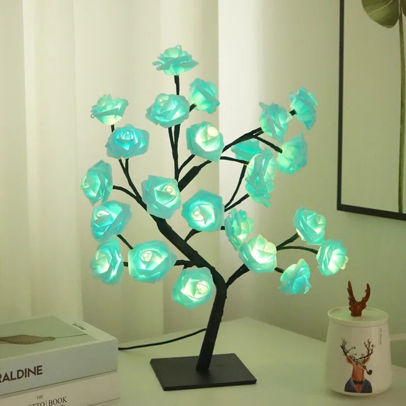 RadianceBloom - Rose Flower Tree Lamp